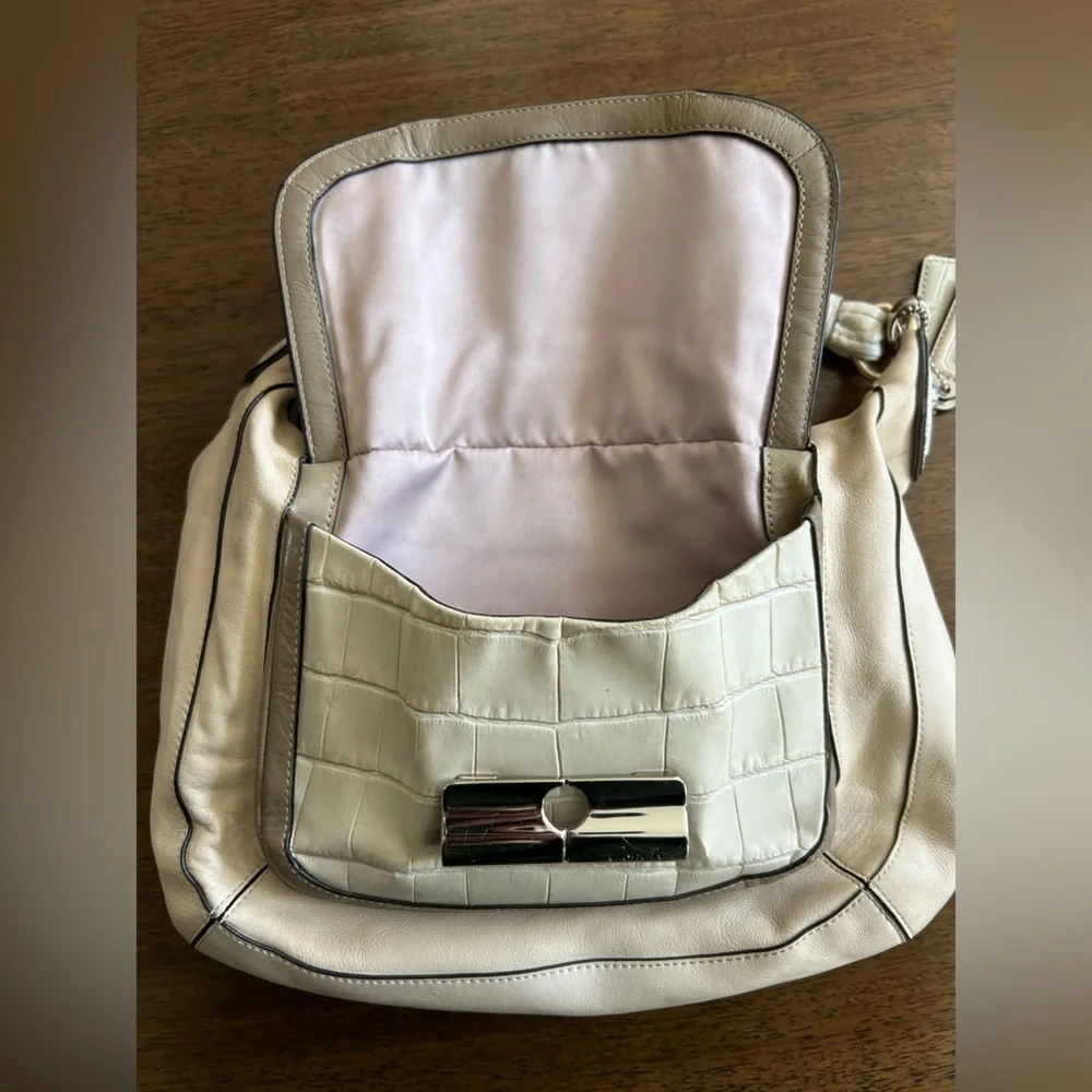 Coach Kristin Spectator Leather Python Hobo-Crossbody Bag - Picture 15 of 16